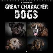 Great character dogs (Wall Calendar 2019 300 × 300 mm Square)