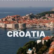 colourful Croatia (Wall Calendar 2019 300 × 300 mm Square)