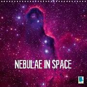 Nebulae in space (Wall Calendar 2019 300 × 300 mm Square)