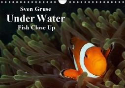 Sven Gruse Under Water - Fish Close Up (Wall Calendar 2019 DIN A4 Landscape)