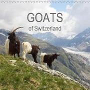 Goats of Switzerland (Wall Calendar 2019 300 × 300 mm Square)