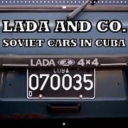 LADA AND CO. SOVIET CARS IN CUBA (Wall Calendar 2019 300 × 300 mm Square)