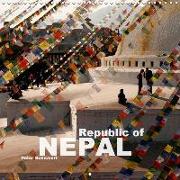 Republic of Nepal (Wall Calendar 2019 300 × 300 mm Square)
