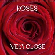 Roses Very Close (Wall Calendar 2019 300 × 300 mm Square)