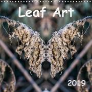 Leaf Art 2019 (Wall Calendar 2019 300 × 300 mm Square)