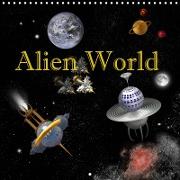 Alien World (Wall Calendar 2019 300 × 300 mm Square)