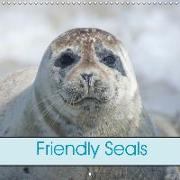 Friendly Seals (Wall Calendar 2019 300 × 300 mm Square)