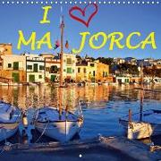 I Love Majorca (Wall Calendar 2019 300 × 300 mm Square)