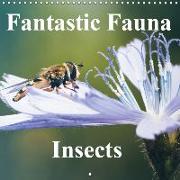 Fantastic Fauna - Insects. (Wall Calendar 2019 300 × 300 mm Square)