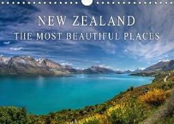 New Zealand - The most beautiful places (Wall Calendar 2019 DIN A4 Landscape)