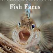Fish Faces (Wall Calendar 2019 300 × 300 mm Square)