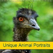 Unique Animal Portraits (Wall Calendar 2019 300 × 300 mm Square)