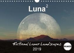 Luna 2 - fictional lunar landscapes (Wall Calendar 2019 DIN A4 Landscape)