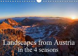 Landscapes from Austria in the 4 seasons (Wall Calendar 2019 DIN A4 Landscape)