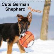 Cute German Shepherd Puppies (Wall Calendar 2019 300 × 300 mm Square)