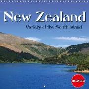 New Zealand - Variety of the South Island (Wall Calendar 2019 300 × 300 mm Square)