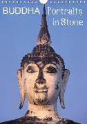 Buddha Portraits in Stone (Wall Calendar 2019 DIN A4 Portrait)