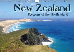 New Zealand - Regions of the North Island (Wall Calendar 2019 DIN A4 Landscape)