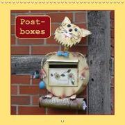 Postboxes (Wall Calendar 2019 300 × 300 mm Square)