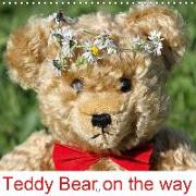 Teddy Bear on the way (Wall Calendar 2019 300 × 300 mm Square)