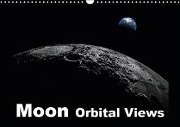 Moon Orbital Views (Wall Calendar 2019 DIN A3 Landscape)