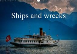 Ships and wrecks (Wall Calendar 2019 DIN A3 Landscape)