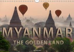 MYANMAR THE GOLDEN LAND (Wall Calendar 2019 DIN A4 Landscape)