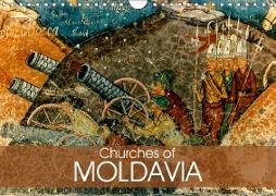 Churches of Moldavia (Wall Calendar 2019 DIN A4 Landscape)