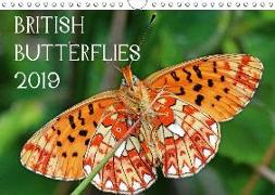 British Butterflies 2019 (Wall Calendar 2019 DIN A4 Landscape)