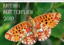 British Butterflies 2019 (Wall Calendar 2019 DIN A3 Landscape)