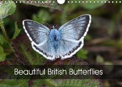 Beautiful British Butterflies (Wall Calendar 2019 DIN A4 Landscape)