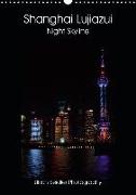 Shanghai Lujiazui Night Skyline (Wall Calendar 2019 DIN A3 Portrait)