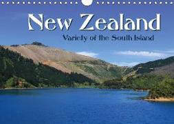 New Zealand - Variety of the South Island (Wall Calendar 2019 DIN A4 Landscape)