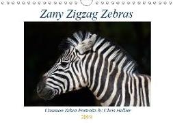 Zany Zigzag Zebras (Wall Calendar 2019 DIN A4 Landscape)