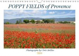 Poppy Fields of Provence (Wall Calendar 2019 DIN A4 Landscape)
