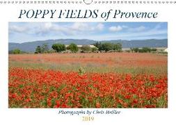 Poppy Fields of Provence (Wall Calendar 2019 DIN A3 Landscape)
