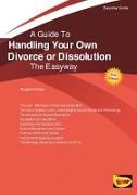 Handling Your Own Divorce Or Dissolution
