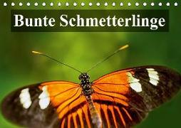 Bunte Schmetterlinge (Tischkalender 2019 DIN A5 quer)