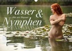 Wasser und Nymphen - Akt am Wasser (Wandkalender 2019 DIN A3 quer)