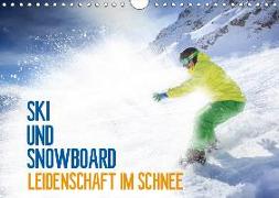 Ski und Snowboard - Leidenschaft im Schnee (Wandkalender 2019 DIN A4 quer)