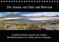 Die Anden von Chile und Bolivien (Tischkalender 2019 DIN A5 quer)