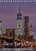 New York City Geburtstagskalender (Tischkalender 2019 DIN A5 hoch)