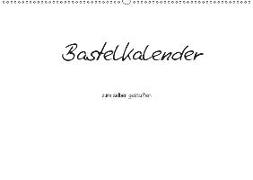 Bastelkalender - Weiss (Wandkalender 2019 DIN A2 quer)
