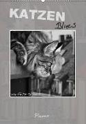 Katzen Blues / Planer (Wandkalender 2019 DIN A2 hoch)