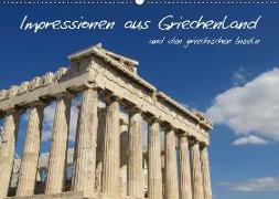 Impressionen aus Griechenland (Wandkalender 2019 DIN A2 quer)