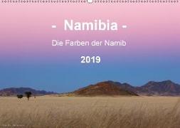 Namibia - Die Farben der Namib (Wandkalender 2019 DIN A2 quer)