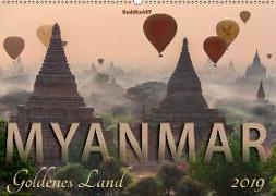 MYANMAR Goldenes Land (Wandkalender 2019 DIN A2 quer)