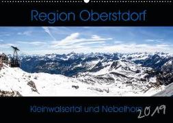 Region Oberstdorf - Kleinwalsertal und Nebelhorn (Wandkalender 2019 DIN A2 quer)