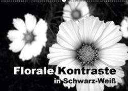 Florale Kontraste in Schwarz-Weiß (Wandkalender 2019 DIN A2 quer)