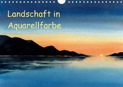 Landschaft in Aquarellfarbe (Wandkalender 2019 DIN A4 quer)
